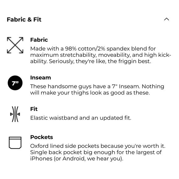 Chubbies The Original 7" Shorts Men's Size Small Khaki Casual Everyday Stretch - Picture 8 of 9